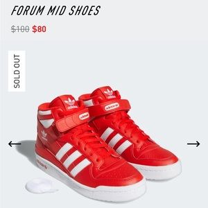Adidas Original Top Ten Hi Scarlett